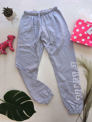 Imagen de Pink Classic Pant Jogger Azuk Cielo Letras PINK XS